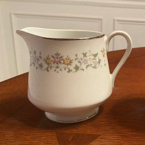Rose China Creamer & Sugar Bowl